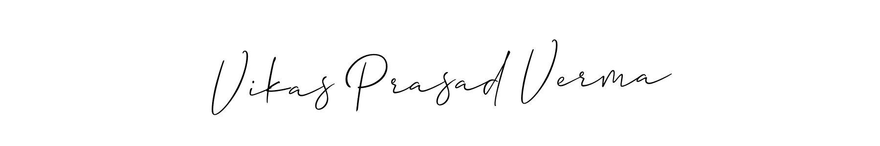 Make a beautiful signature design for name Vikas Prasad Verma. Use this online signature maker to create a handwritten signature for free. Vikas Prasad Verma signature style 2 images and pictures png