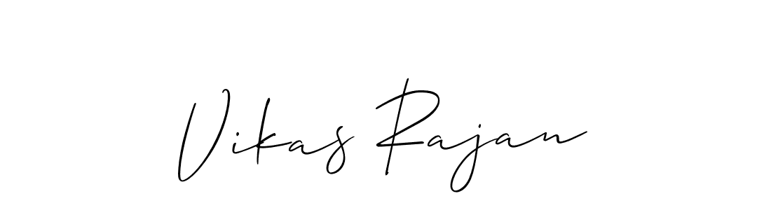 Vikas Rajan stylish signature style. Best Handwritten Sign (Allison_Script) for my name. Handwritten Signature Collection Ideas for my name Vikas Rajan. Vikas Rajan signature style 2 images and pictures png