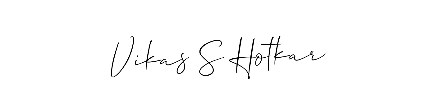 Make a beautiful signature design for name Vikas S Hotkar. Use this online signature maker to create a handwritten signature for free. Vikas S Hotkar signature style 2 images and pictures png