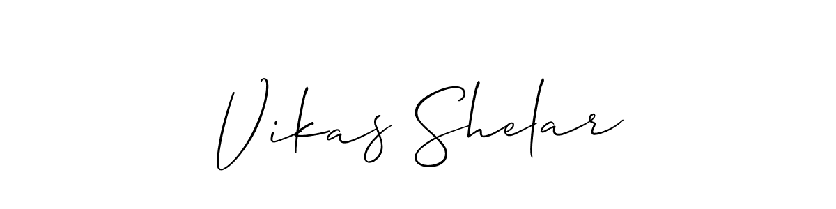 if you are searching for the best signature style for your name Vikas Shelar. so please give up your signature search. here we have designed multiple signature styles  using Allison_Script. Vikas Shelar signature style 2 images and pictures png