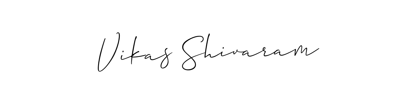 How to Draw Vikas Shivaram signature style? Allison_Script is a latest design signature styles for name Vikas Shivaram. Vikas Shivaram signature style 2 images and pictures png