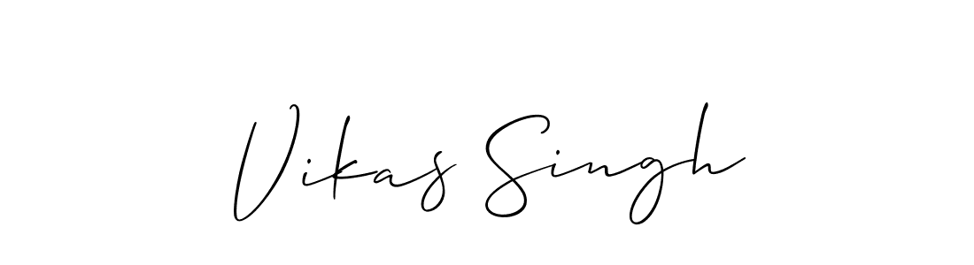 Also You can easily find your signature by using the search form. We will create Vikas Singh name handwritten signature images for you free of cost using Allison_Script sign style. Vikas Singh signature style 2 images and pictures png