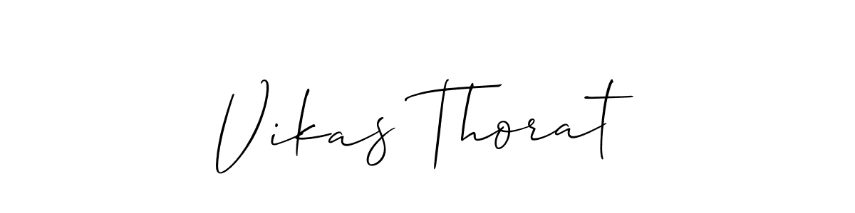 Also You can easily find your signature by using the search form. We will create Vikas Thorat name handwritten signature images for you free of cost using Allison_Script sign style. Vikas Thorat signature style 2 images and pictures png