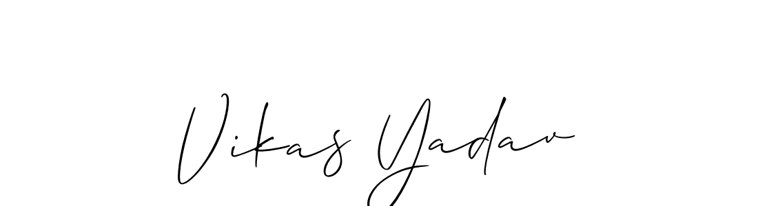 Also You can easily find your signature by using the search form. We will create Vikas Yadav name handwritten signature images for you free of cost using Allison_Script sign style. Vikas Yadav signature style 2 images and pictures png