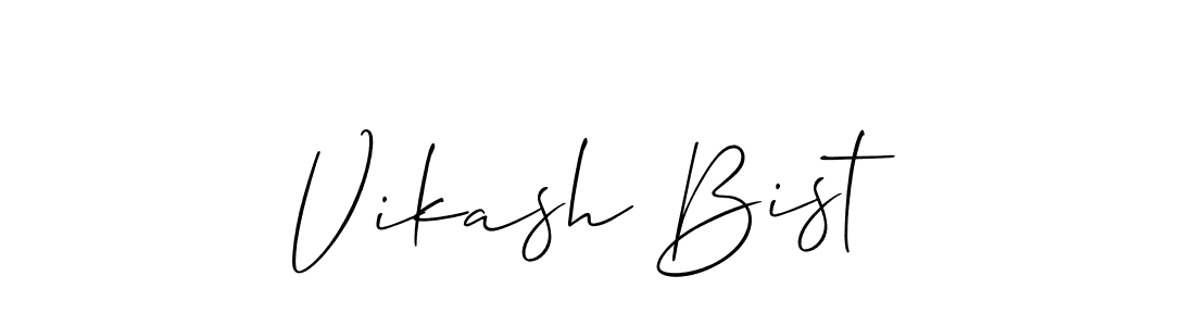 Once you've used our free online signature maker to create your best signature Allison_Script style, it's time to enjoy all of the benefits that Vikash Bist name signing documents. Vikash Bist signature style 2 images and pictures png