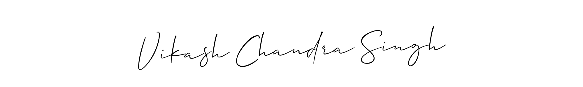 Create a beautiful signature design for name Vikash Chandra Singh. With this signature (Allison_Script) fonts, you can make a handwritten signature for free. Vikash Chandra Singh signature style 2 images and pictures png