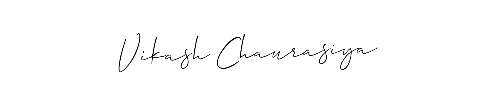 Make a beautiful signature design for name Vikash Chaurasiya. Use this online signature maker to create a handwritten signature for free. Vikash Chaurasiya signature style 2 images and pictures png