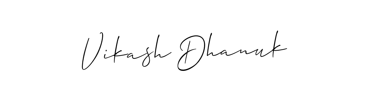 Check out images of Autograph of Vikash Dhanuk name. Actor Vikash Dhanuk Signature Style. Allison_Script is a professional sign style online. Vikash Dhanuk signature style 2 images and pictures png