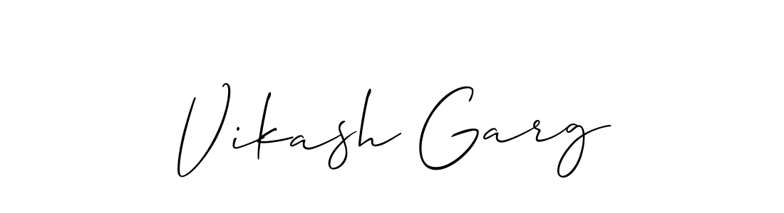 You should practise on your own different ways (Allison_Script) to write your name (Vikash Garg) in signature. don't let someone else do it for you. Vikash Garg signature style 2 images and pictures png
