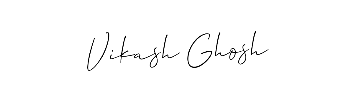 Make a short Vikash Ghosh signature style. Manage your documents anywhere anytime using Allison_Script. Create and add eSignatures, submit forms, share and send files easily. Vikash Ghosh signature style 2 images and pictures png