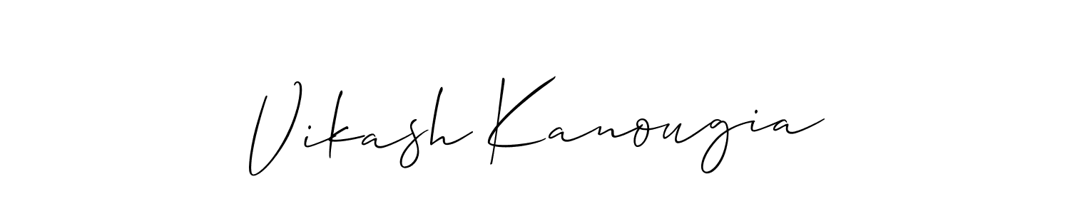 Once you've used our free online signature maker to create your best signature Allison_Script style, it's time to enjoy all of the benefits that Vikash Kanougia name signing documents. Vikash Kanougia signature style 2 images and pictures png