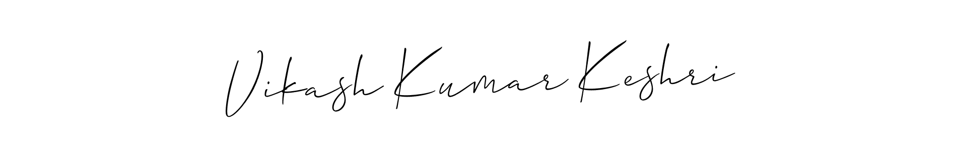 How to Draw Vikash Kumar Keshri signature style? Allison_Script is a latest design signature styles for name Vikash Kumar Keshri. Vikash Kumar Keshri signature style 2 images and pictures png