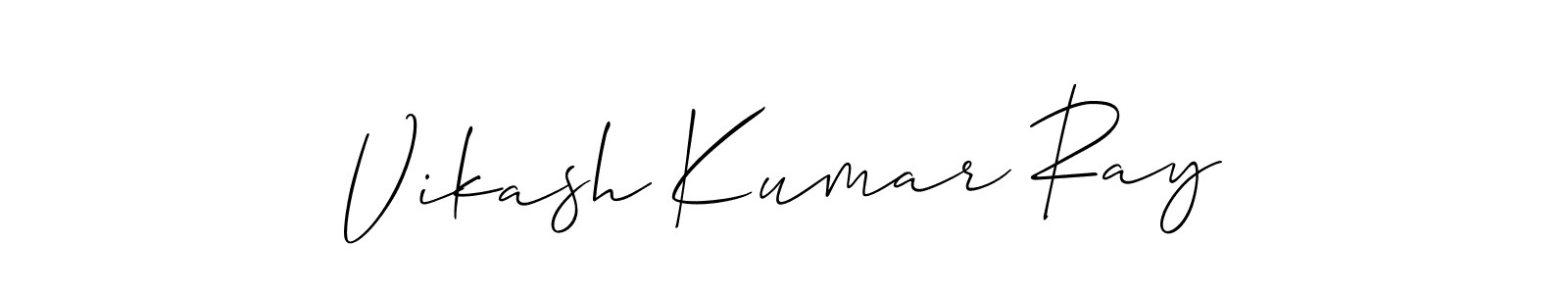 Also You can easily find your signature by using the search form. We will create Vikash Kumar Ray name handwritten signature images for you free of cost using Allison_Script sign style. Vikash Kumar Ray signature style 2 images and pictures png