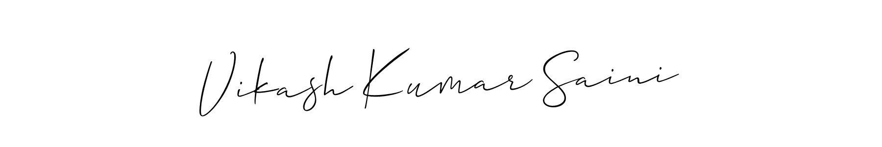 Make a beautiful signature design for name Vikash Kumar Saini. Use this online signature maker to create a handwritten signature for free. Vikash Kumar Saini signature style 2 images and pictures png