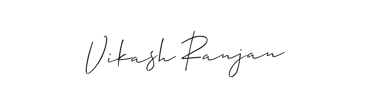 You can use this online signature creator to create a handwritten signature for the name Vikash Ranjan. This is the best online autograph maker. Vikash Ranjan signature style 2 images and pictures png