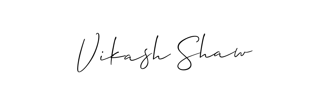 Best and Professional Signature Style for Vikash Shaw. Allison_Script Best Signature Style Collection. Vikash Shaw signature style 2 images and pictures png