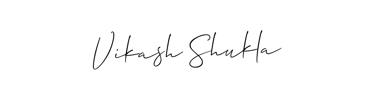 Vikash Shukla stylish signature style. Best Handwritten Sign (Allison_Script) for my name. Handwritten Signature Collection Ideas for my name Vikash Shukla. Vikash Shukla signature style 2 images and pictures png