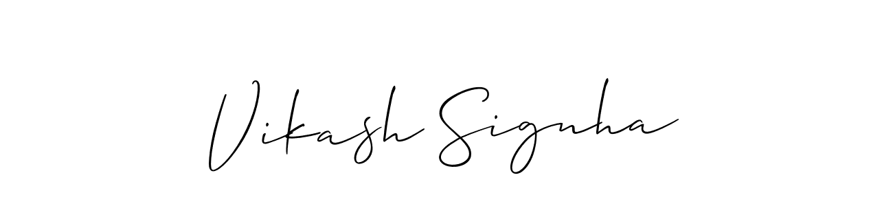 You can use this online signature creator to create a handwritten signature for the name Vikash Signha. This is the best online autograph maker. Vikash Signha signature style 2 images and pictures png