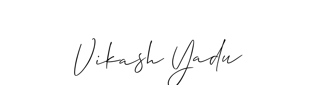 Also You can easily find your signature by using the search form. We will create Vikash Yadu name handwritten signature images for you free of cost using Allison_Script sign style. Vikash Yadu signature style 2 images and pictures png