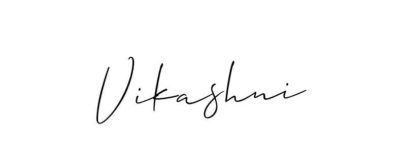 Make a beautiful signature design for name Vikashni. Use this online signature maker to create a handwritten signature for free. Vikashni signature style 2 images and pictures png