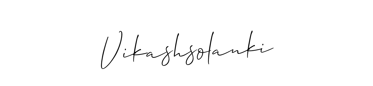 Make a beautiful signature design for name Vikashsolanki. Use this online signature maker to create a handwritten signature for free. Vikashsolanki signature style 2 images and pictures png