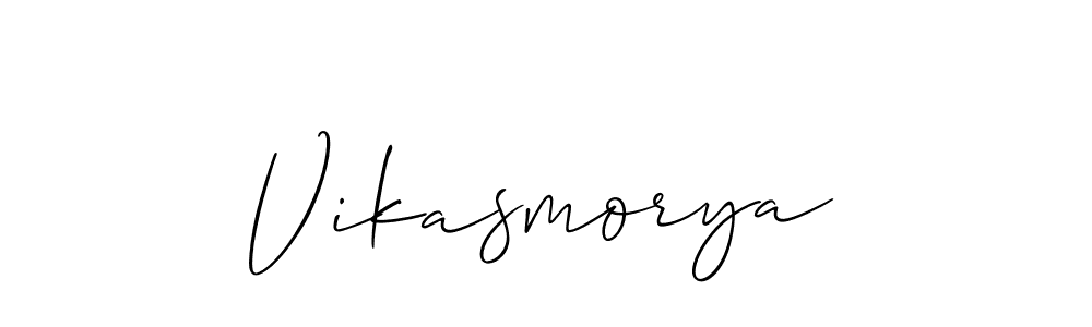 The best way (Allison_Script) to make a short signature is to pick only two or three words in your name. The name Vikasmorya include a total of six letters. For converting this name. Vikasmorya signature style 2 images and pictures png