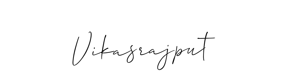 How to Draw Vikasrajput signature style? Allison_Script is a latest design signature styles for name Vikasrajput. Vikasrajput signature style 2 images and pictures png