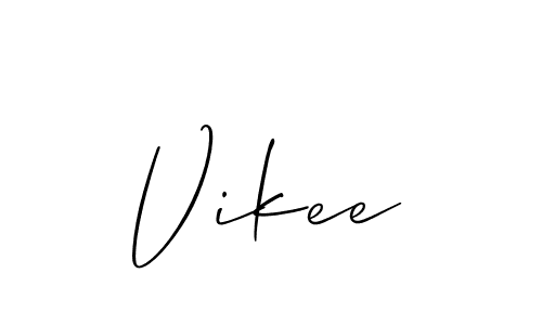 if you are searching for the best signature style for your name Vikee. so please give up your signature search. here we have designed multiple signature styles  using Allison_Script. Vikee signature style 2 images and pictures png