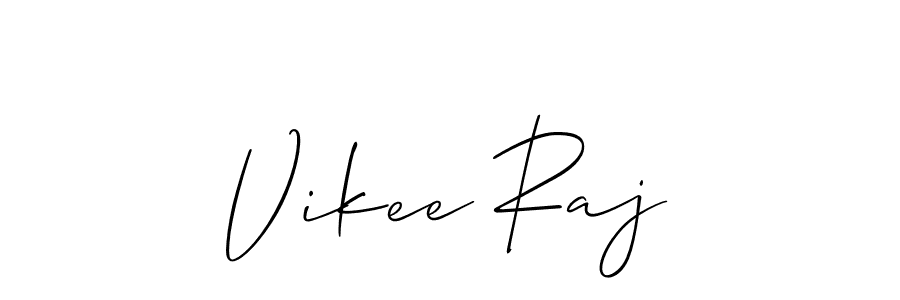 It looks lik you need a new signature style for name Vikee Raj. Design unique handwritten (Allison_Script) signature with our free signature maker in just a few clicks. Vikee Raj signature style 2 images and pictures png