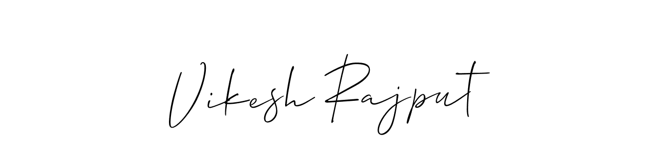 You should practise on your own different ways (Allison_Script) to write your name (Vikesh Rajput) in signature. don't let someone else do it for you. Vikesh Rajput signature style 2 images and pictures png