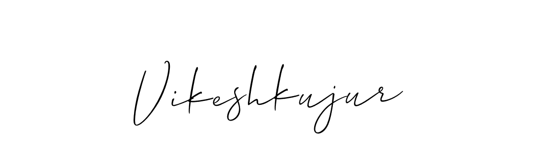 It looks lik you need a new signature style for name Vikeshkujur. Design unique handwritten (Allison_Script) signature with our free signature maker in just a few clicks. Vikeshkujur signature style 2 images and pictures png