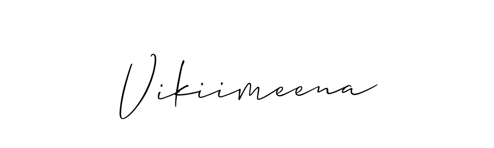 This is the best signature style for the Vikiimeena name. Also you like these signature font (Allison_Script). Mix name signature. Vikiimeena signature style 2 images and pictures png