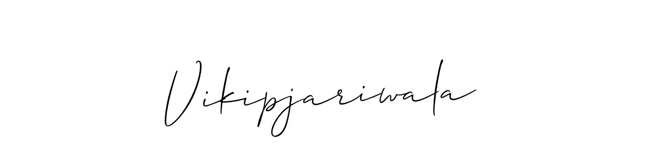 Here are the top 10 professional signature styles for the name Vikipjariwala. These are the best autograph styles you can use for your name. Vikipjariwala signature style 2 images and pictures png