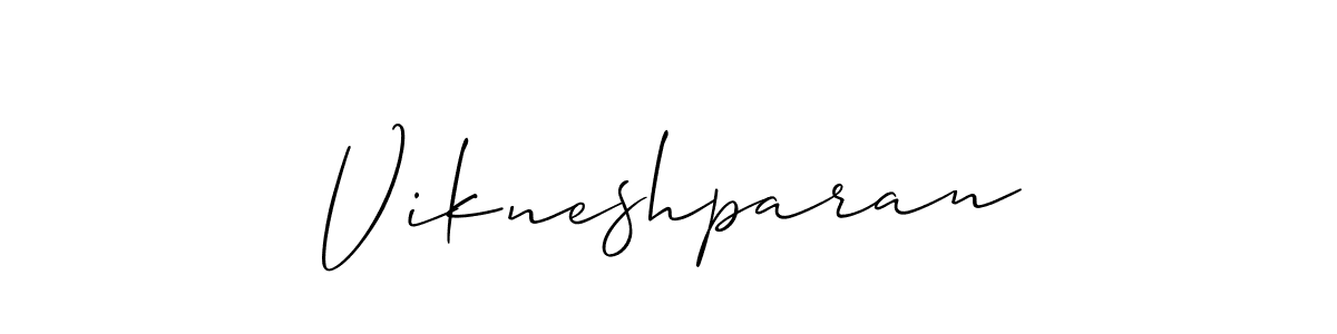 Also we have Vikneshparan name is the best signature style. Create professional handwritten signature collection using Allison_Script autograph style. Vikneshparan signature style 2 images and pictures png