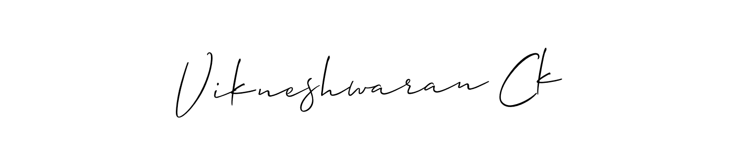 Once you've used our free online signature maker to create your best signature Allison_Script style, it's time to enjoy all of the benefits that Vikneshwaran Ck name signing documents. Vikneshwaran Ck signature style 2 images and pictures png
