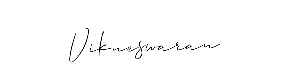 Vikneswaran stylish signature style. Best Handwritten Sign (Allison_Script) for my name. Handwritten Signature Collection Ideas for my name Vikneswaran. Vikneswaran signature style 2 images and pictures png