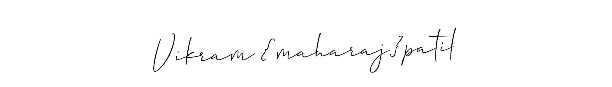 Also You can easily find your signature by using the search form. We will create Vikram {maharaj}patil name handwritten signature images for you free of cost using Allison_Script sign style. Vikram {maharaj}patil signature style 2 images and pictures png