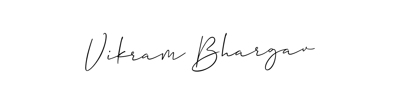 It looks lik you need a new signature style for name Vikram Bhargav. Design unique handwritten (Allison_Script) signature with our free signature maker in just a few clicks. Vikram Bhargav signature style 2 images and pictures png