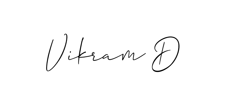 Best and Professional Signature Style for Vikram D. Allison_Script Best Signature Style Collection. Vikram D signature style 2 images and pictures png