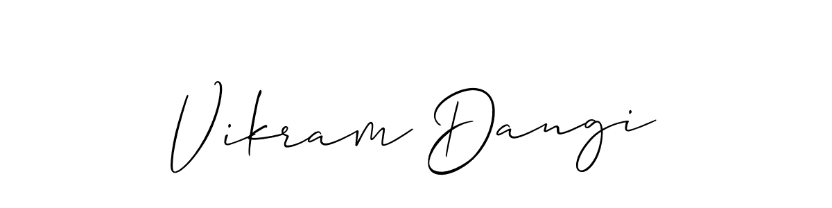 Make a beautiful signature design for name Vikram Dangi. Use this online signature maker to create a handwritten signature for free. Vikram Dangi signature style 2 images and pictures png