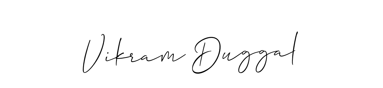 Make a beautiful signature design for name Vikram Duggal. Use this online signature maker to create a handwritten signature for free. Vikram Duggal signature style 2 images and pictures png