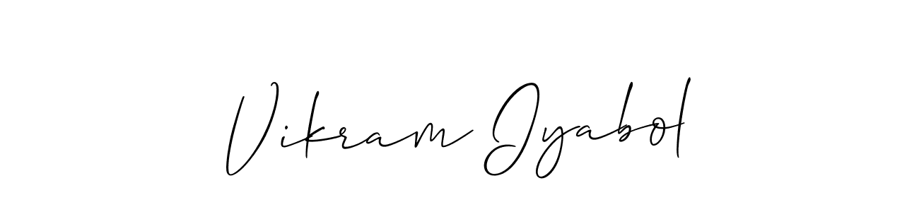 See photos of Vikram Iyabol official signature by Spectra . Check more albums & portfolios. Read reviews & check more about Allison_Script font. Vikram Iyabol signature style 2 images and pictures png