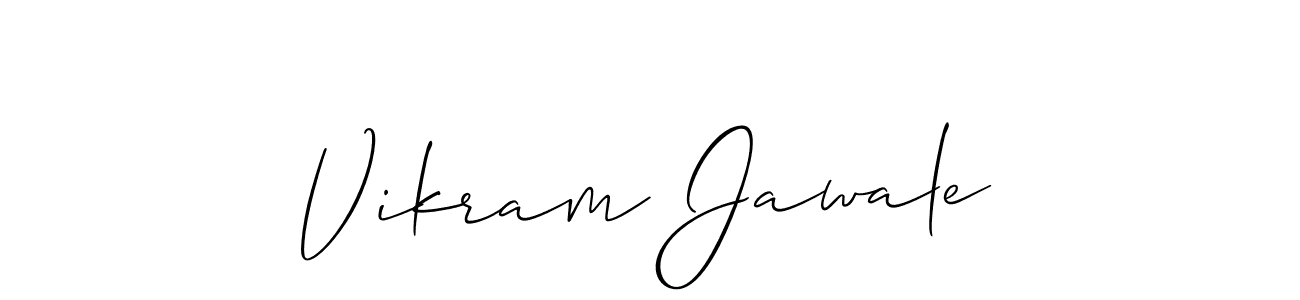 Design your own signature with our free online signature maker. With this signature software, you can create a handwritten (Allison_Script) signature for name Vikram Jawale. Vikram Jawale signature style 2 images and pictures png