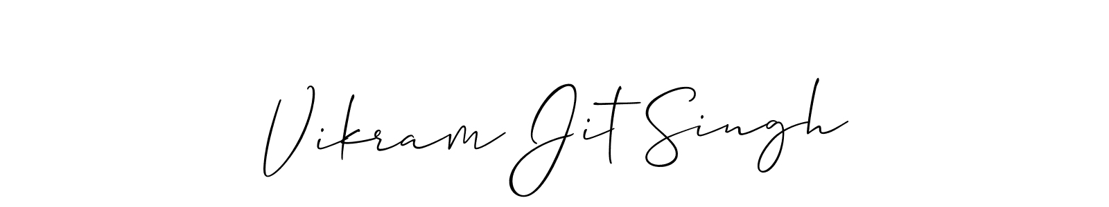 Also we have Vikram Jit Singh name is the best signature style. Create professional handwritten signature collection using Allison_Script autograph style. Vikram Jit Singh signature style 2 images and pictures png