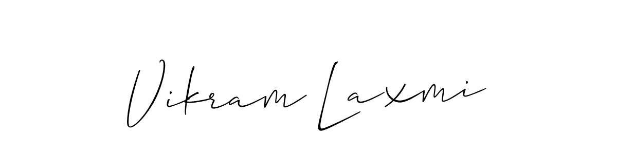 It looks lik you need a new signature style for name Vikram Laxmi. Design unique handwritten (Allison_Script) signature with our free signature maker in just a few clicks. Vikram Laxmi signature style 2 images and pictures png