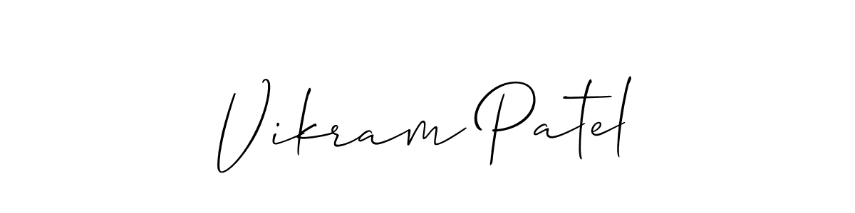 Also we have Vikram Patel name is the best signature style. Create professional handwritten signature collection using Allison_Script autograph style. Vikram Patel signature style 2 images and pictures png