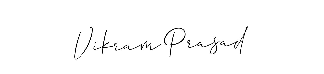 Also You can easily find your signature by using the search form. We will create Vikram Prasad name handwritten signature images for you free of cost using Allison_Script sign style. Vikram Prasad signature style 2 images and pictures png