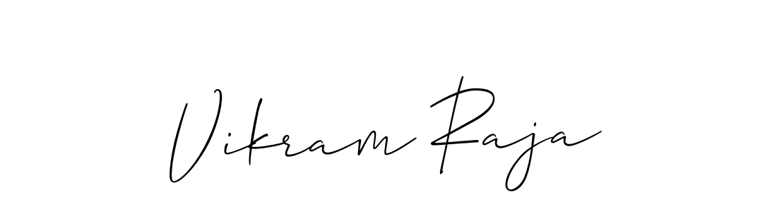 Also You can easily find your signature by using the search form. We will create Vikram Raja name handwritten signature images for you free of cost using Allison_Script sign style. Vikram Raja signature style 2 images and pictures png