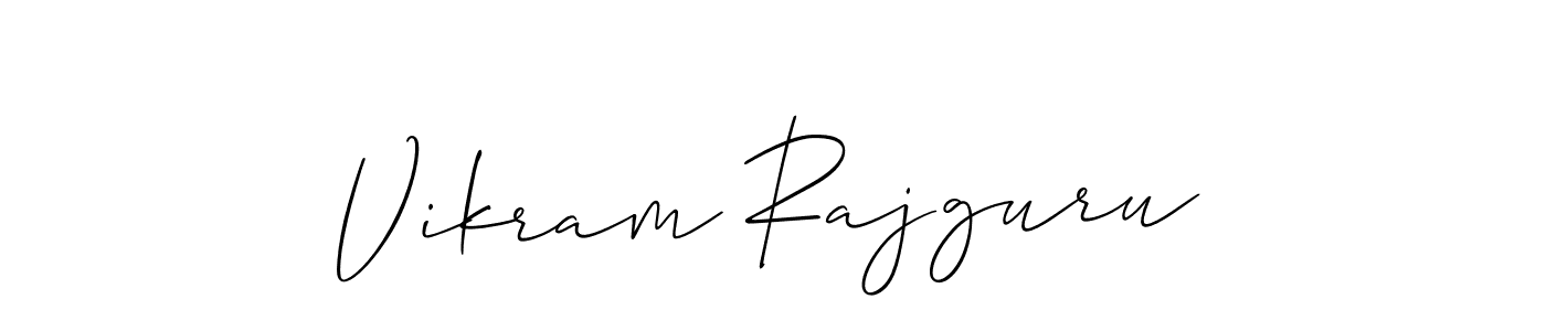 Also You can easily find your signature by using the search form. We will create Vikram Rajguru name handwritten signature images for you free of cost using Allison_Script sign style. Vikram Rajguru signature style 2 images and pictures png