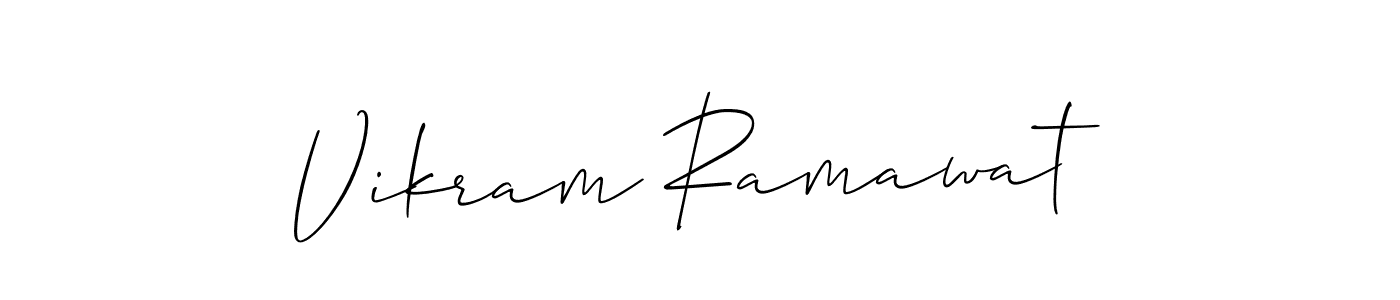 Once you've used our free online signature maker to create your best signature Allison_Script style, it's time to enjoy all of the benefits that Vikram Ramawat name signing documents. Vikram Ramawat signature style 2 images and pictures png